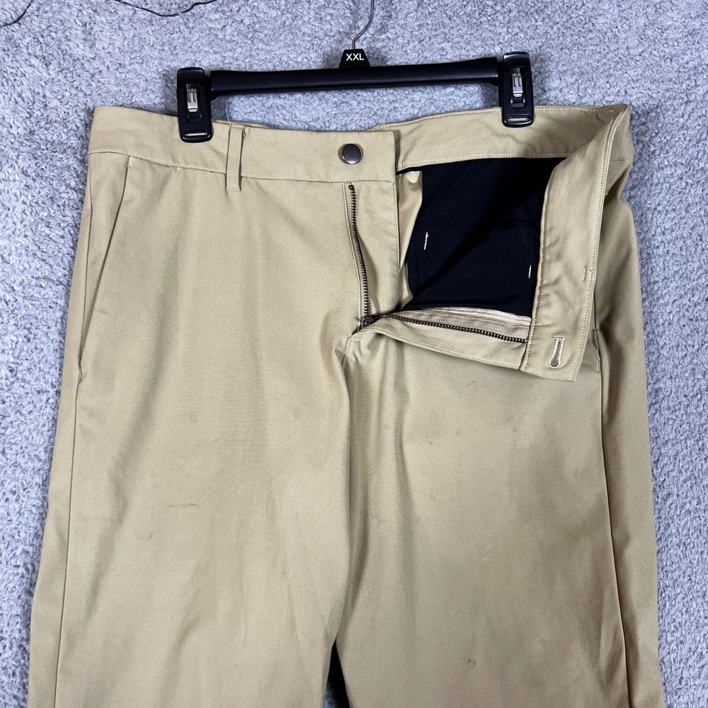 Lululemon ABC Pant Men 34 Khaki Good Slim Fit Warpstreme Chino Business Formal‎